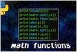Math Mathematical functions Python documentatio